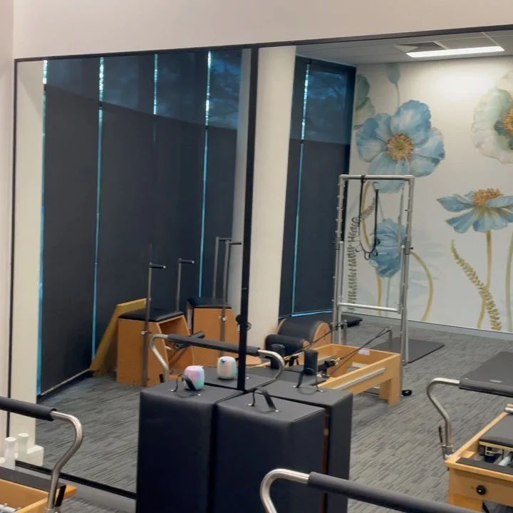 Custom wall mirrors installed by TLG in a local physio studio